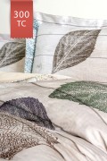 Varol Royal Saten 300TC Nevresim Takımı (Çift Nevresimli) Family Size  - FOLİA görseli 3