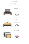 Varol İkaros Serisi Tek Kişilik Otel Çarşafı 180x280 57 Tel görseli 4