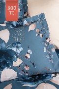Varol Royal Saten 300TC Nevresim Takımı (Çift Nevresimli) Family Size  - LARİSSA görseli 3
