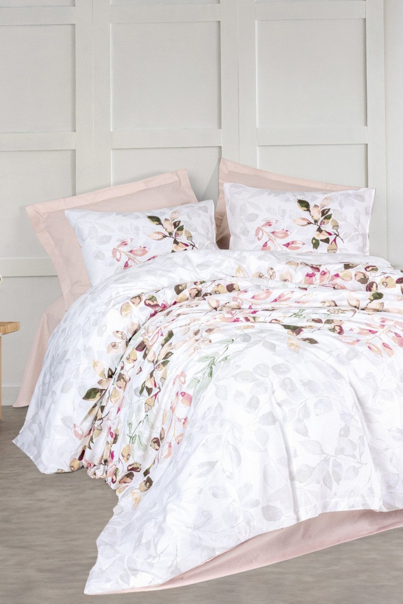 Cotton Box Modeline Tek Kişilik Nevresim Takımı Brice Bej