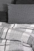 Cotton Box Modern Çift Kişilik Nevresim Takımı Will Antrasit