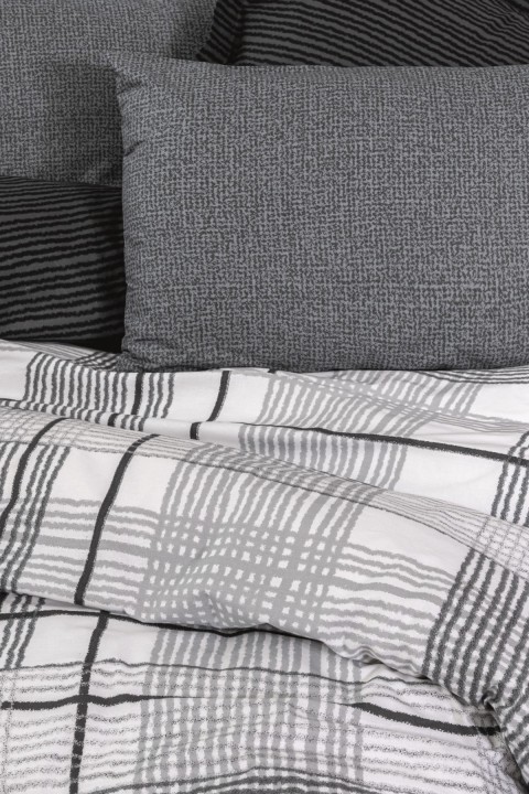 Cotton Box Modern Çift Kişilik Nevresim Takımı Will Antrasit
