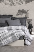 Cotton Box Modern Çift Kişilik Nevresim Takımı Will Antrasit görseli 3