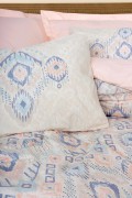 Cotton Box Ethnic Ranforce Çift Kişilik Nevresim Takimi Mosola Somon görseli 3