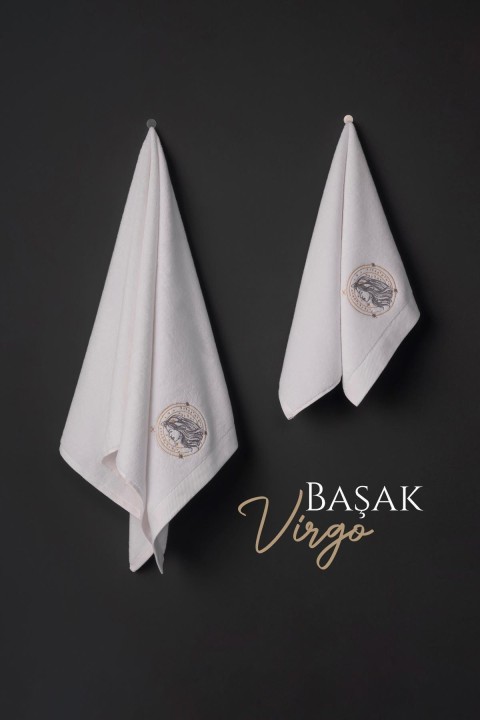 Varol Lüks Microcotton Burç Nakışlı Havlu Seti – Yumuşak & Dayanıklı BAŞAK