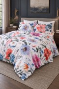 Varol Royal Saten 300TC Nevresim Takımı (Çift Nevresimli) Family Size  - MİRANDA