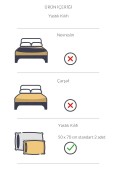 Varol İkaros Serisi Otel Yastık Kılıfı 50x70+5 Volanlı 57 Tel 2 Adet görseli 4