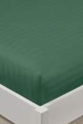 Varol %100 Pamuk Saten Stripe Battal Boy (King Size) Lastikli Çarşaf Takımı – 30 cm – 2 Yastık Kılıfı – 200x200cm görseli 7