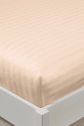 Varol %100 Pamuk Saten Stripe Battal Boy (King Size) Lastikli Çarşaf Takımı – 30 cm – 2 Yastık Kılıfı – 180x200 görseli 8