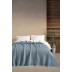 Varol 5 Katlı Çift Kişilik %100 Pamuk Müslin Yatak Örtüsü – 230x240 cm - MAVİ