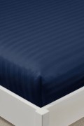 Varol %100 Pamuk Saten Stripe Tek Kişilik Lastikli Çarşaf Takımı – 30 cm – 1 Yastık Kılıfı görseli 8