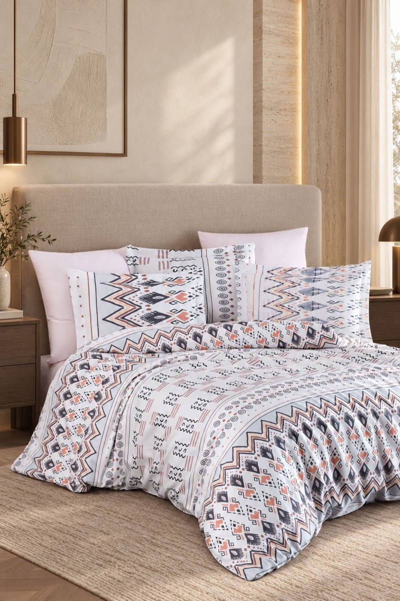 Varol 250 TC Bambu Karışımlı Pamuk Saten Nevresim Takımı – Çift Kişilik - CORSO