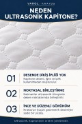 Varol Kratos Serisi Sıvı Geçirmez Ultrasonik Kapitone Fitted Alez – Full Kenar Yatak Koruyucu görseli 2