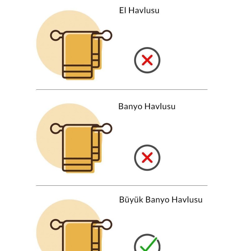 Varol Lavin %100 Premium Cotton Banyo Havlusu 80x150CM