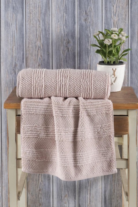 Varol Lavin %100 Premium Cotton El Havlusu 50x90cm PUDRA
