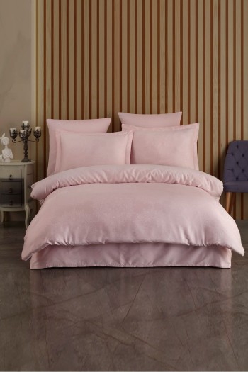 Varol Liyosel Jakar Nevresim Takımı Tek Kişilik - Nothingham Pudra