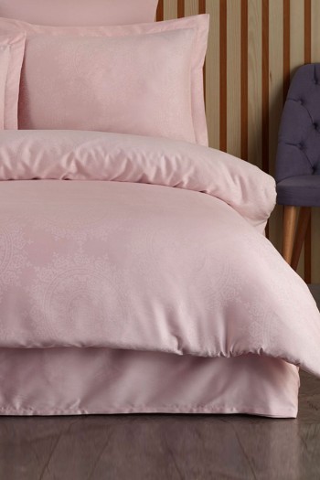 Varol Liyosel Jakar Nevresim Takımı Tek Kişilik - Nothingham Pudra