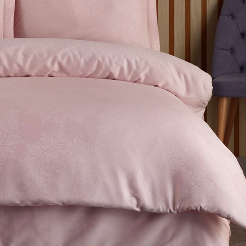 Varol Liyosel Jakar Nevresim Takımı Tek Kişilik - Nothingham Pudra Varol Liyosel Jakar Nevresim Takımı Tek Kişilik - Nothingham Pudra