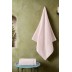 Varol Lord Serisi 2’li Microcotton Havlu Seti – 50x90 & 80x150 cm, 500 gsm BEYAZ - PEMBE