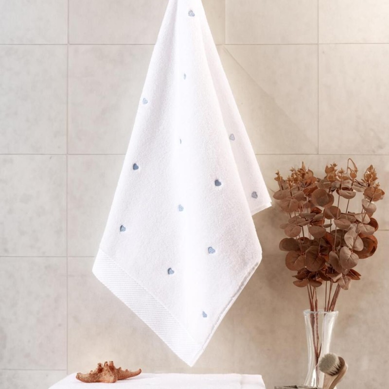 Varol Love Serisi Nakışlı Micro Cotton Banyo Havlu Seti
