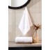 Varol Love Serisi Nakışlı Micro Cotton Banyo Havlu Seti LİLA - GRİ