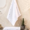 Varol Love Serisi Nakışlı Micro Cotton Banyo Havlu Seti
