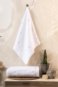 Varol Love Serisi Nakışlı Micro Cotton Banyo Havlu Seti görseli 4