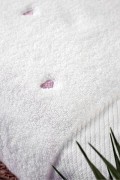 Varol Love Serisi Nakışlı Micro Cotton Banyo Havlu Seti görseli 6