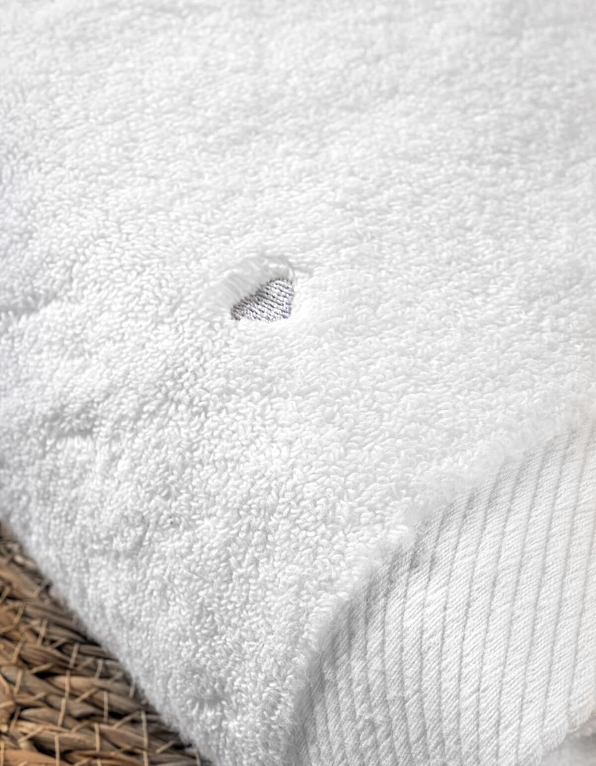 Varol Love Serisi Nakışlı Micro Cotton Banyo Havlu Seti