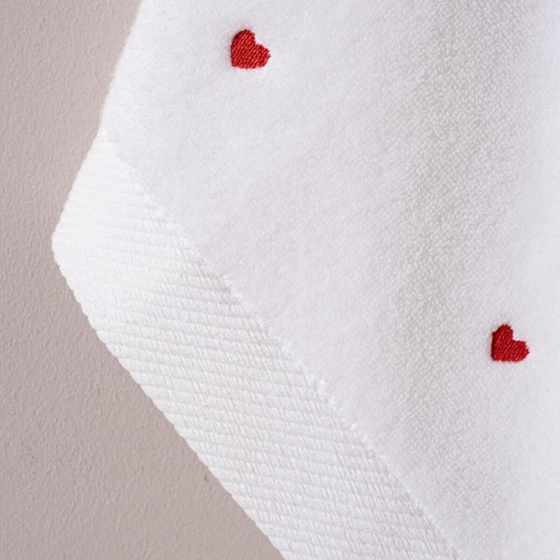 Varol Love Serisi Nakışlı Micro Cotton Banyo Havlu Seti