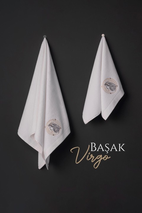 Varol Lüks Microcotton Burç Nakışlı Havlu Seti – Yumuşak & Dayanıklı BAŞAK
