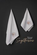 Varol Lüks Microcotton Burç Nakışlı Havlu Seti – Yumuşak & Dayanıklı görseli 6