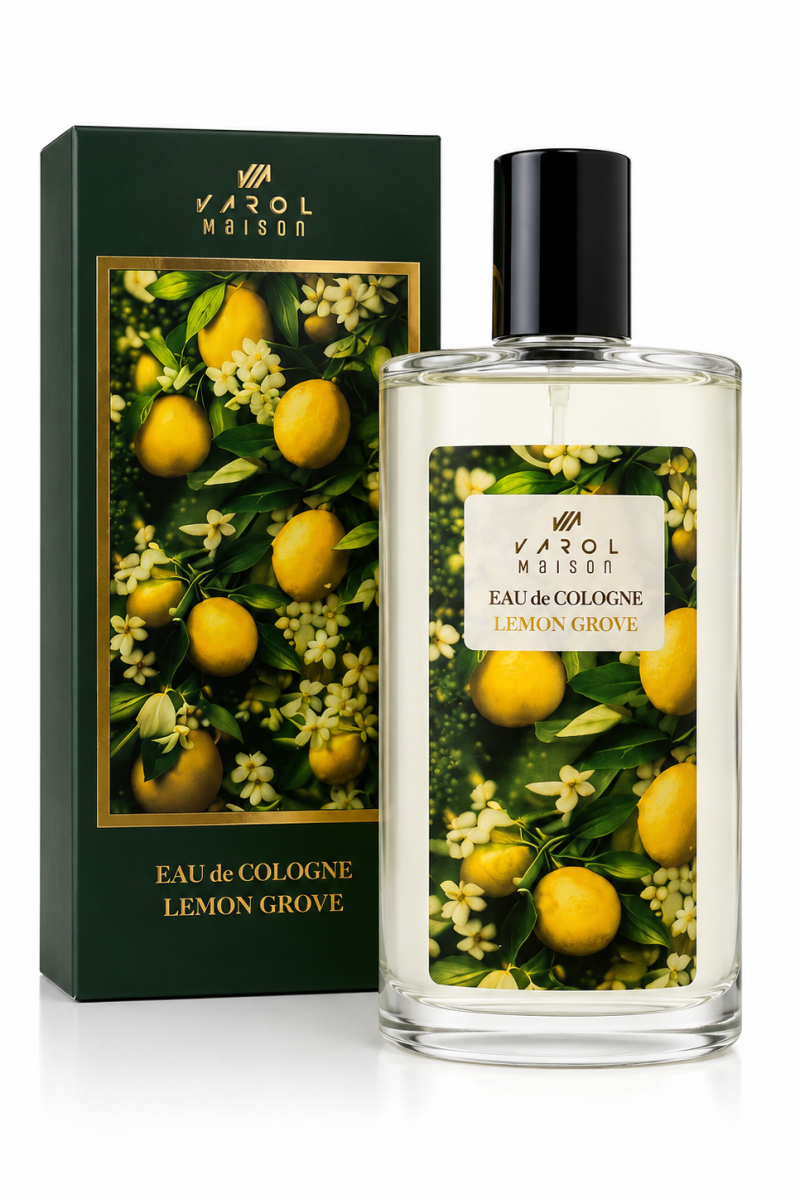 Varol Maison Lemon Grove Kolonya 200 ml doku detayı