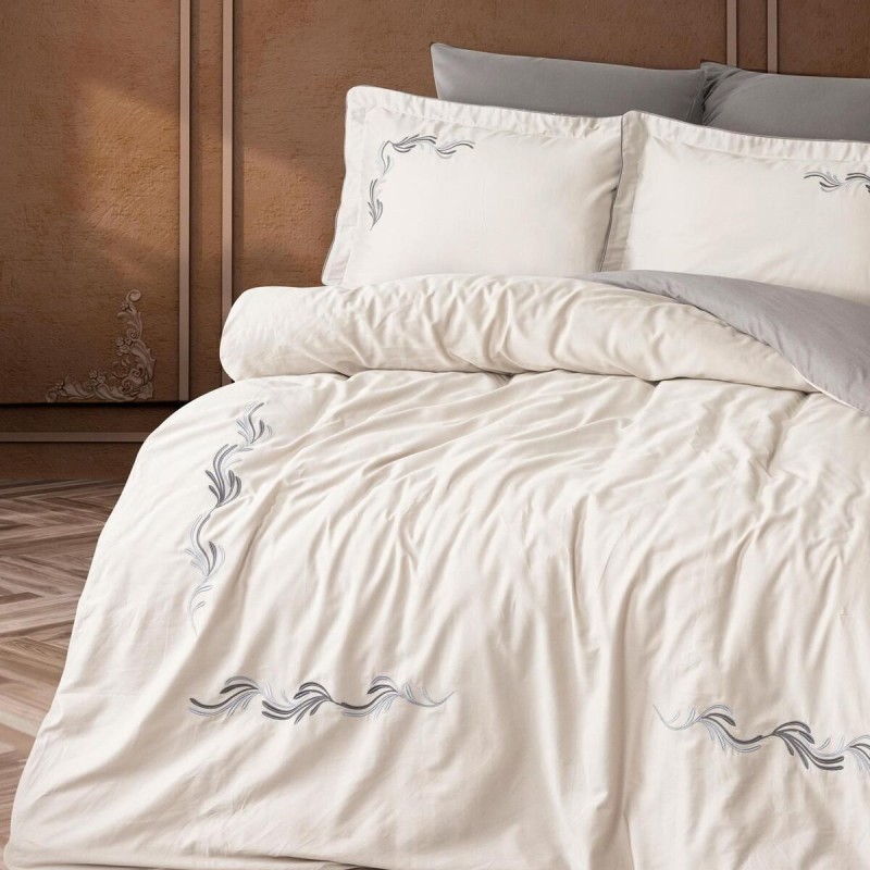 Varol Nakışlı Pamuk Saten Çift Kişilik Nevresim Takımı Varol Nakışlı Pamuk Saten Çift Kişilik Nevresim Takımı