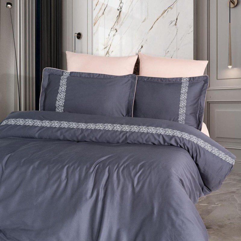 Varol Nakışlı Pamuk Saten Çift Kişilik Nevresim Takımı Varol Nakışlı Pamuk Saten Çift Kişilik Nevresim Takımı