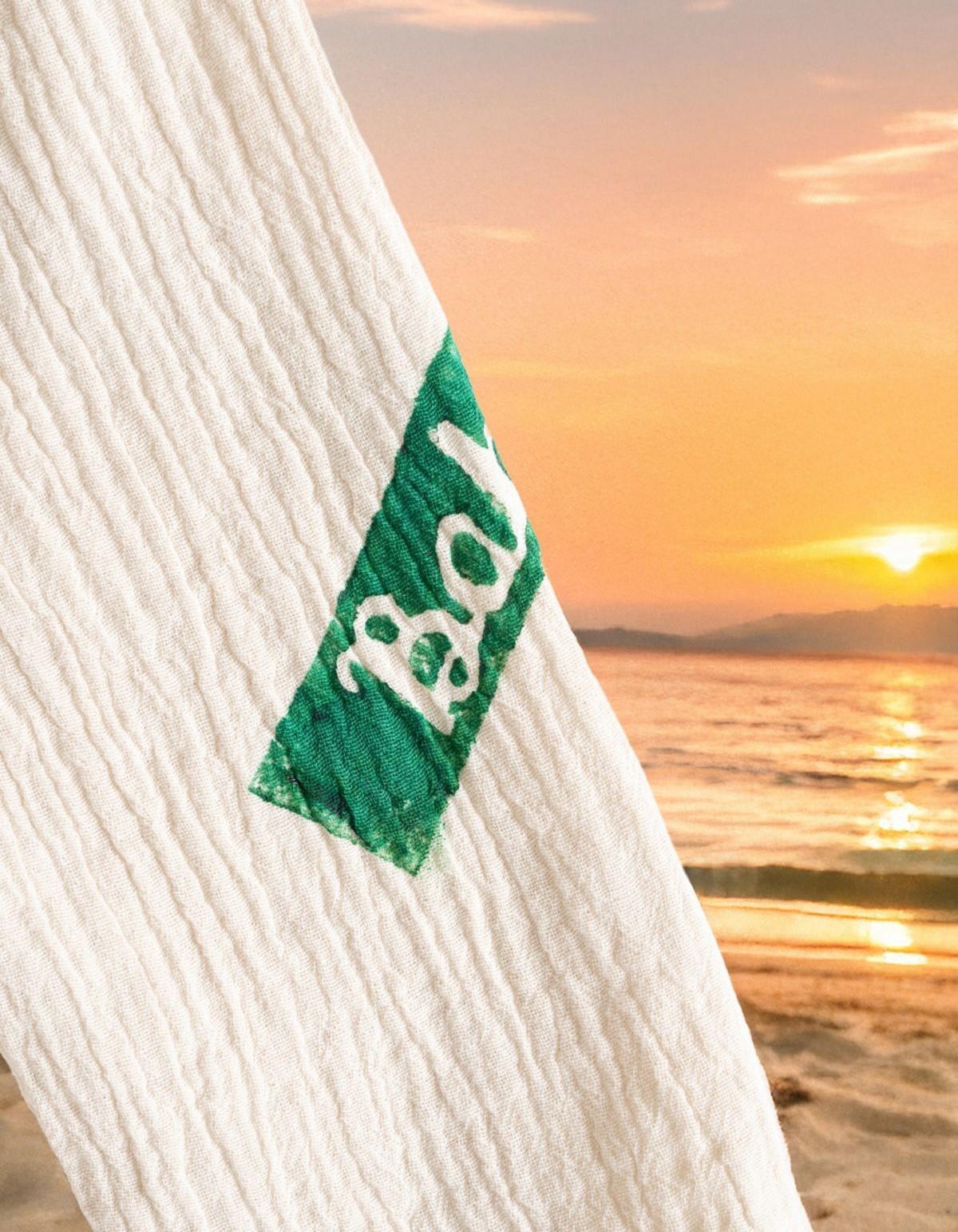 Varol Organik %100 Pamuk Kapşonlu Sabahlık Bornoz Plaj Elbisesi - Nomada