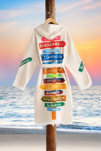 Varol Organik %100 Pamuk Kapşonlu Sabalık Bornoz Plaj Elbisesi - Nomada Varol Organik %100 Pamuk Kapşonlu Sabalık Bornoz Plaj Elbisesi - Nomada