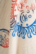 Varol Organik %100 Pamuk Kimono Yaka Sabahlık Bornoz - Dualis görseli 5