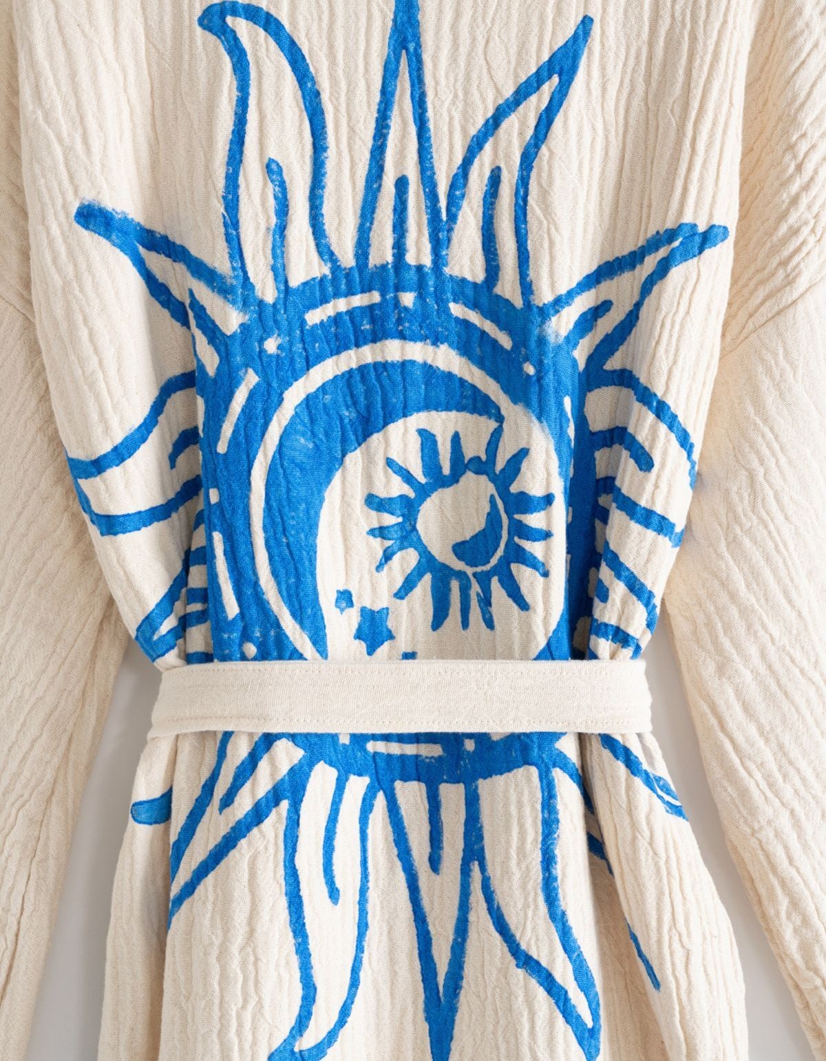 Varol Organik %100 Pamuk Kimono Yaka Sabahlık Bornoz - Heliona v2 Varol Organik %100 Pamuk Kimono Yaka Sabahlık Bornoz - Heliona v2