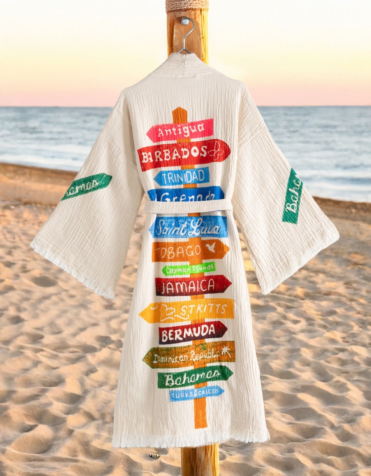 Varol Organik %100 Pamuk Kimono Yaka Sabahlık Bornoz - Nomada Varol Organik %100 Pamuk Kimono Yaka Sabahlık Bornoz - Nomada