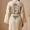 Varol Organik %100 Pamuk Kimono Yaka Sabahlık Bornoz - Solyra