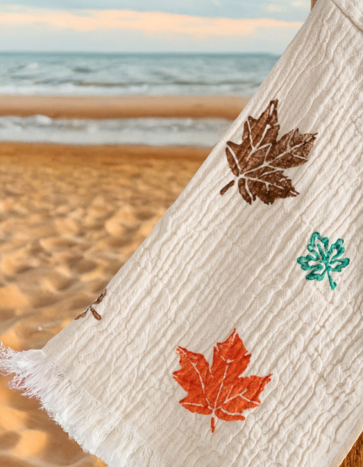 Varol Organik %100 Pamuk Kimono Yaka Sabahlık Bornoz - Sonbahar