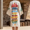 Varol Organik %100 Pamuk Kimono Yaka Sabahlık Bornoz - Nomada Varol Organik %100 Pamuk Kimono Yaka Sabahlık Bornoz - Nomada