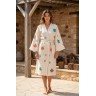 Varol Organik %100 Pamuk Kimono Yaka Sabahlık Bornoz - Sonbahar