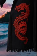 Varol Organik %100 Pamuk Kimono Yaka Sabahlık Bornoz - Viserion görseli 6