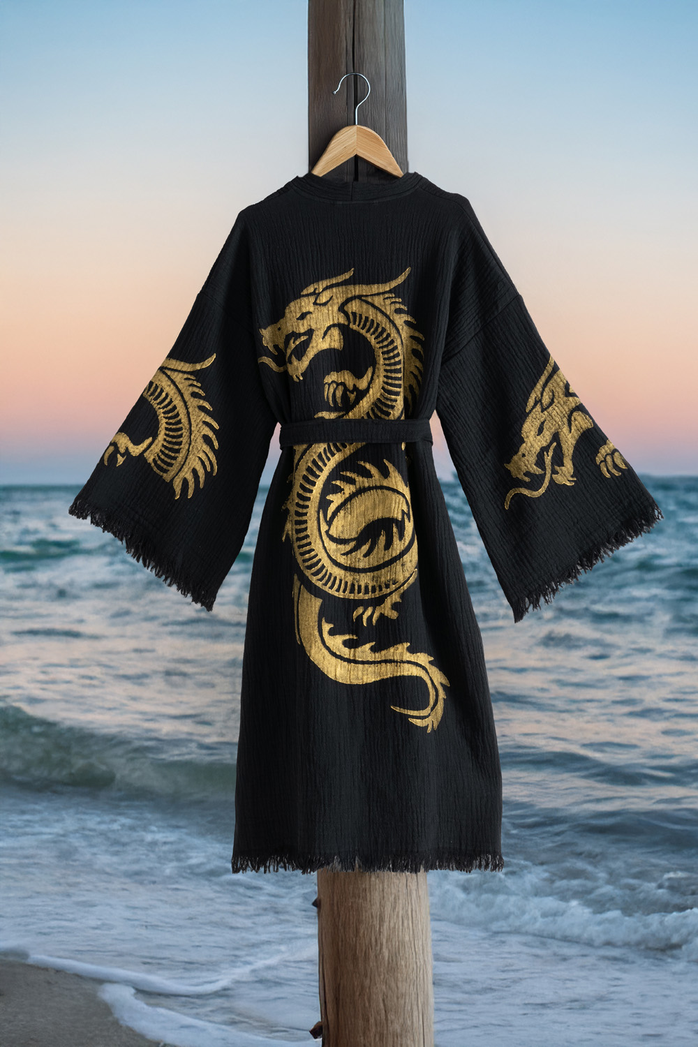 Varol Organik %100 Pamuk Kimono Yaka Sabahlık Bornoz - Viserion Varol Organik %100 Pamuk Kimono Yaka Sabahlık Bornoz - Viserion