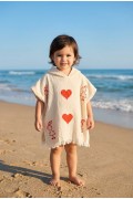 Varol Organik %100 Pamuk Müslin Çocuk Panço - Lovely