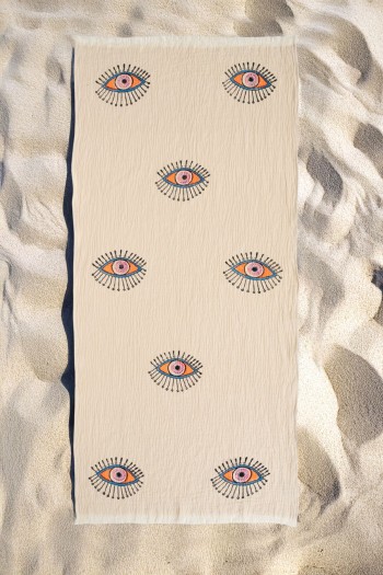 Varol Organik %100 Pamuk Müslin Peştemal - Göz Varol Organik %100 Pamuk Müslin Peştemal - Göz