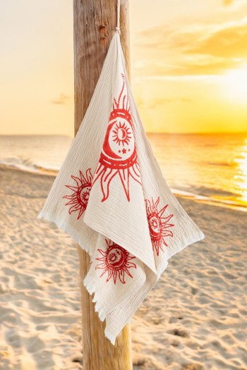 Varol Organik %100 Pamuk Müslin Peştemal - Heliona Varol Organik %100 Pamuk Müslin Peştemal - Heliona