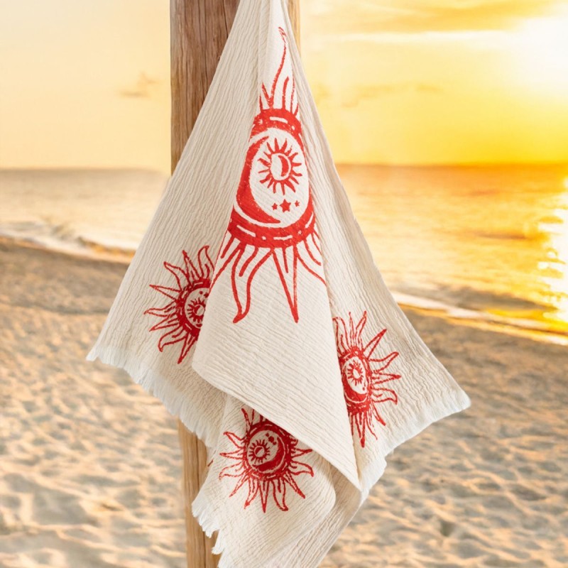 Varol Organik %100 Pamuk Müslin Peştemal - Heliona